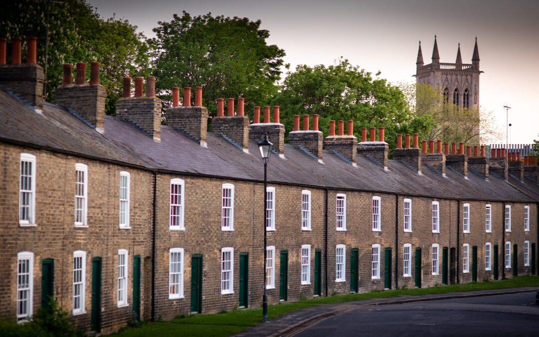 Old Victorian Terrace houses