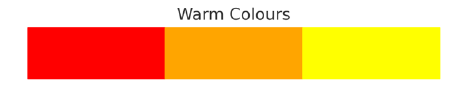 warm colours